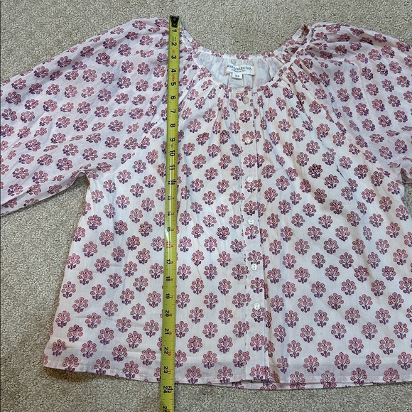 Emerson Fry India Collection Frances Blouse Bella Organic XS - Picture 9 of 14